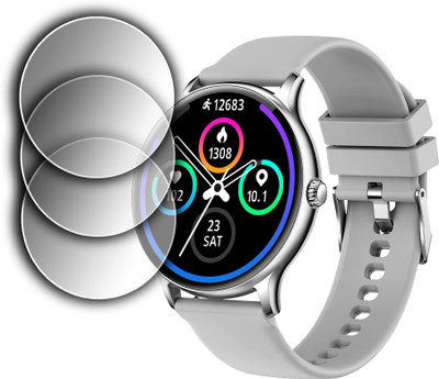 ejzatex Edge To Edge Screen Guard for FIRE BOLTT PHOENIX ULTRA SMARTWATCH(Pack of 3)