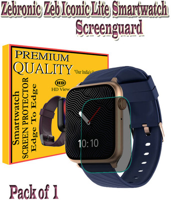 EZGER Edge To Edge Screen Guard for Zebronics Zeb-Iconic Lite(Pack of 1)