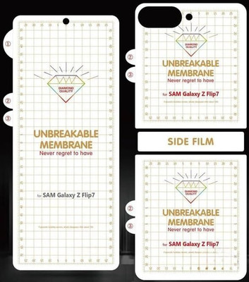 FABEKEE Edge To Edge Screen Guard for Screen Protector for Samsung Galaxy Z Flip 7 5G Edge to Edge [4 in 1, Pack] All Sides Covered Screen Guard with Installation Kit | , Case Friendly Screen Coverage, Ultra Thin Membrane(Pack of 1)