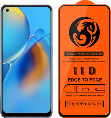 HQ Protection Edge To Edge Screen Guard for Oppo A74 5G(Pack of 1)