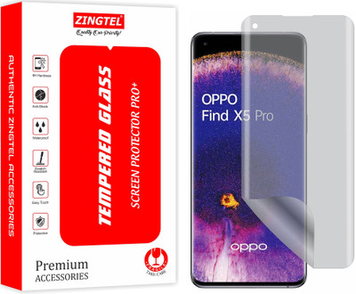 ZINGTEL Edge To Edge Screen Guard for Oppo Find X5 Pro 5G PFEM10 (Anti Glare Matte Nano Liquid Hydrogel Film)(Pack of 1)
