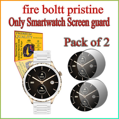 daffin Edge To Edge Screen Guard for Fire-Boltt Pristine(Pack of 2)
