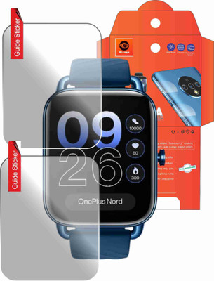 KANCHA Edge To Edge Screen Guard for ONEPLUS NORD WATCH(Pack of 2)