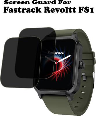 ejzatex Edge To Edge Screen Guard for FASTRACK REVOLTT FS1 SMARTWATCH(Pack of 2)