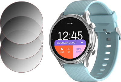 EJZATI Edge To Edge Screen Guard for FITSHOT SATURN SMARTWATCH(Pack of 3)