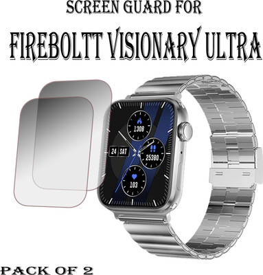 EJZATI Edge To Edge Screen Guard for FIRE BOLTT VISIONARY ULTRA SMARTWATCH(Pack of 2)