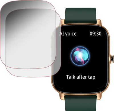 EJZATEX Edge To Edge Screen Guard for NOISE COLORFIT VIVID CALL SMARTWATCH(Pack of 2)