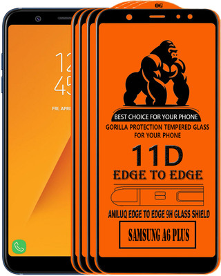 ANILUQ Edge To Edge Screen Guard for Samsung Galaxy A6 Plus(Pack of 1)