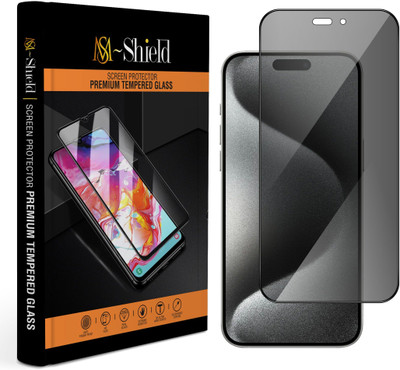 MS-Shield Edge To Edge Screen Guard for Apple iPhone 15 Pro Max(Pack of 1)