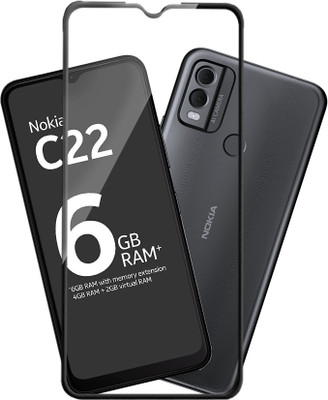 HUPSHY Edge To Edge Screen Guard for Nokia C22(Pack of 1)