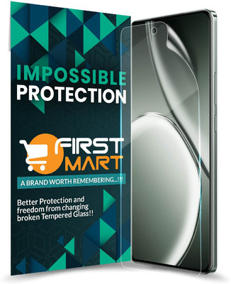 FIRST MART Edge To Edge Screen Guard for Realme GT 6T, Realme GT 6, Realme GT 6T 5G, 4 Layer Clear Unbreakable Membrane Fiber(Pack of 1)