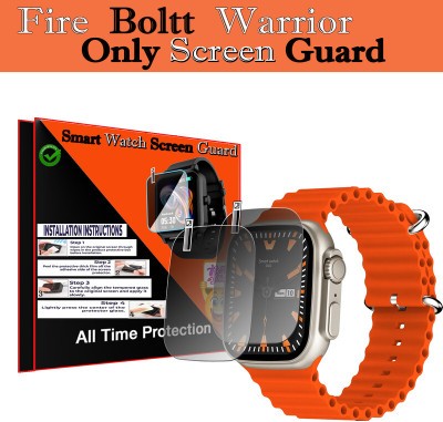 daffin Edge To Edge Screen Guard for Fire-Boltt Warrior(Pack of 2)