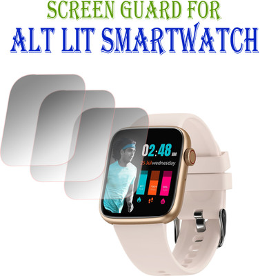 ejzatex Edge To Edge Screen Guard for ALT LIT SMARTWATCH(Pack of 3)