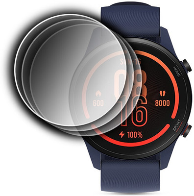 hirdesh Edge To Edge Screen Guard for MI Watch Revolve Active1.39(Pack of 3)
