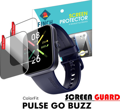 olanga Edge To Edge Screen Guard for NOISE COLORFIT PULSE GO BUZZ(Pack of 2)