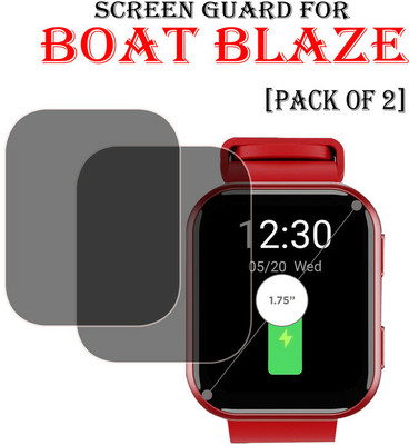 YCHROZE Edge To Edge Screen Guard for Boat Blaze(Pack of 2)