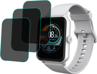 ejzatex Edge To Edge Screen Guard for NOISE COLORFIT ICON 2 VISTA SMARTWATCH(Pack of 3)