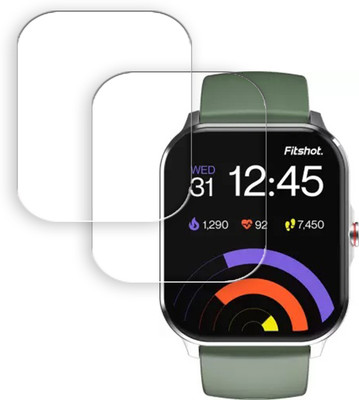ARBAN Edge To Edge Screen Guard for Fitshot Connect 1.85 inch SMARTWATCH SCREEN GUARD(Pack of 2)