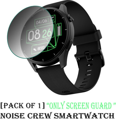 ejzatex Edge To Edge Screen Guard for NOISE CREW SMARTWATCH(Pack of 1)