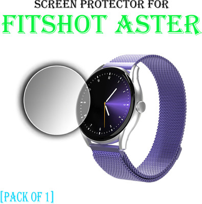 EJZATI Edge To Edge Screen Guard for FITSHOT ASTER SMARTWATCH(Pack of 1)