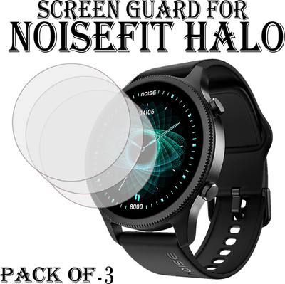 EJZATI Edge To Edge Screen Guard for NOISEFIT HALO SMARTWATCH(Pack of 3)