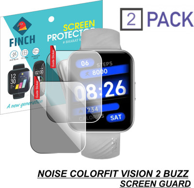 KANCHA Impossible Screen Guard for NOISE COLORFIT VISION 2 BUZZ(Pack of 2)