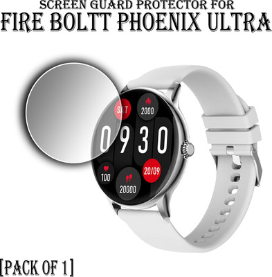 ejzatex Edge To Edge Screen Guard for FIRE BOLTT PHOENIX ULTRA SMARTWATCH SCREEN GUARD(Pack of 1)