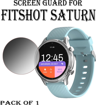 EJZATI Edge To Edge Screen Guard for FITSHOT SATURN SMARTWATCH(Pack of 1)