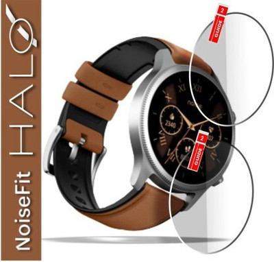 Aleena Edge To Edge Screen Guard for NOISEFIT HALO SMART WATCH (9H FIBER SCREN GUARD) 0.817(Pack of 2)