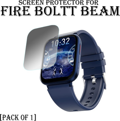 EJZATI Edge To Edge Screen Guard for FIRE BOLTT BEAM SMARTWATCH(Pack of 1)