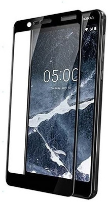 MoreFit Edge To Edge Tempered Glass for Nokia 5.1(Pack of 1)