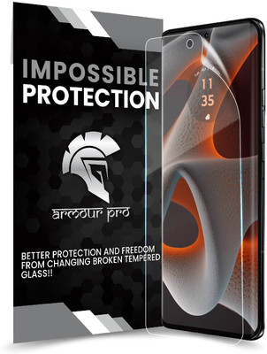 ArmourPro Edge To Edge Screen Guard for Motorola Edge 50 Pro 5G, Moto Edge 50 Pro 5G, Edge 50 Pro 5G, Motorola Edge 50 Pro, Moto Edge 50 Pro, ( Not a Tempered Glass, it’s a Nano Fiber Guard)(Pack of 1)