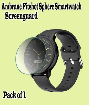 EZGER Edge To Edge Screen Guard for ambrane fitshot sphere(Pack of 1)