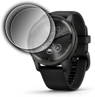 YCHROZE Edge To Edge Screen Guard for Garmin vivomove trend(Pack of 2)