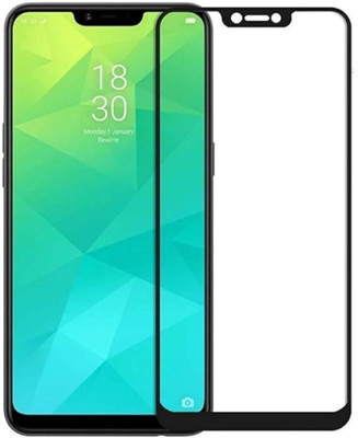 Vigorous Edge To Edge Tempered Glass for Oppo A3s(Pack of 1)
