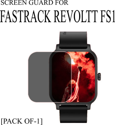 EJZATI Edge To Edge Screen Guard for FASTRACK REVOLTT FS1 SMARTWATCH(Pack of 1)