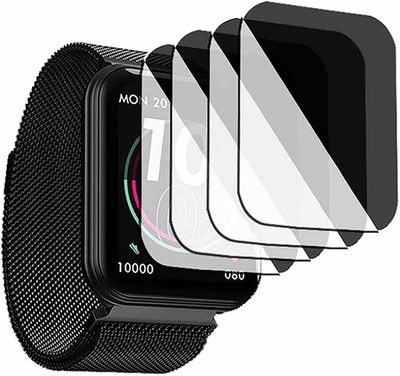 HIDEOUS Edge To Edge Screen Guard for boAt Xtend Plus(Pack of 4)