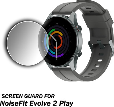 ejzatex Edge To Edge Screen Guard for NOISEFIT EVOLVE 2 PLAY SMARTWATCH(Pack of 1)