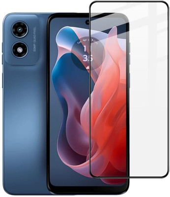 FITSMART Edge To Edge Tempered Glass for Motorola Moto E14 4G(Pack of 1)