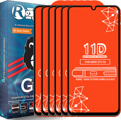 Roxel Edge To Edge Screen Guard for IQOO Z7S 5G(Pack of 6)