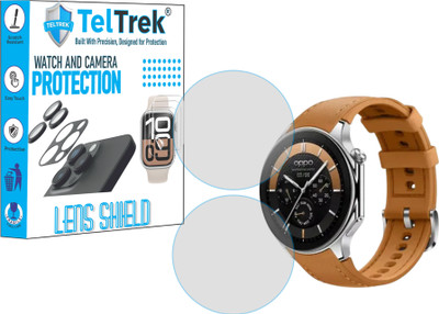 TELTREK Edge To Edge Screen Guard for Oppo Watch X2 46mm(Pack of 2)