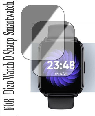 RapTag Edge To Edge Screen Guard for Dizo Watch D Sharp 1-1132(Pack of 2)