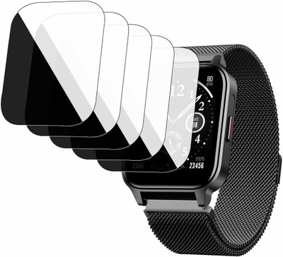 daffin Edge To Edge Screen Guard for boAT Wave Call 2 Plus(Pack of 5)