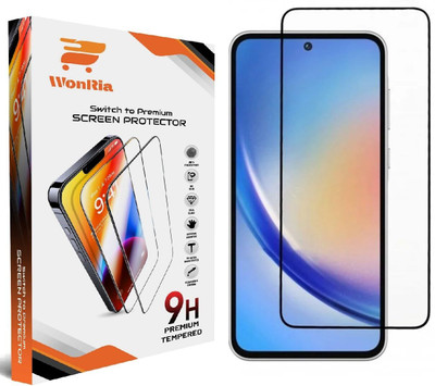 WonRia Edge To Edge Tempered Glass for LavaK73(Pack of 1)