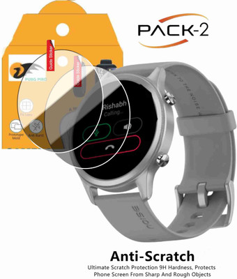 FINCH Edge To Edge Screen Guard for NoiseFit Evolve 3 Smartwatch(Pack of 2)