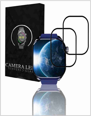 Olonga Edge To Edge Screen Guard for PEBBLE COSMOS VOGUE SMART WATCH(Pack of 2)