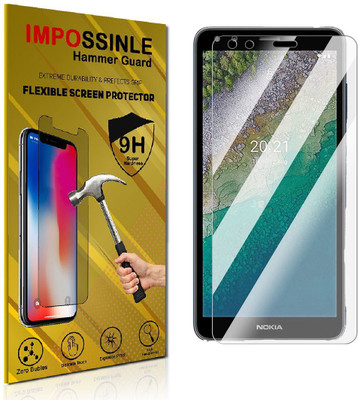 Enlinea Edge To Edge Screen Guard for Nokia C01 Plus Front (Glossy)(Pack of 1)