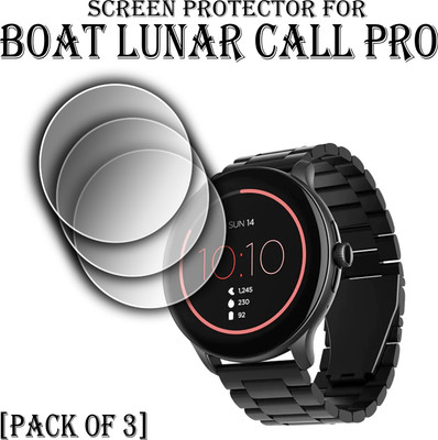 EJZATI Edge To Edge Screen Guard for BOAT LUNAR CALL PRO SMARTWATCH(Pack of 3)