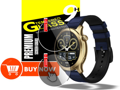 Olonga Edge To Edge Screen Guard for NOISEFIT CREW PRO SMART WATCH(Pack of 2)