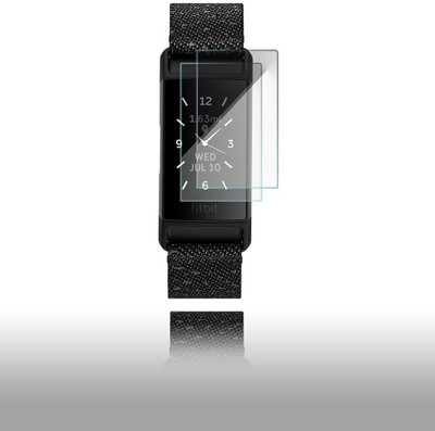 Enlinea Edge To Edge Screen Guard for Fitbit Charge 2(Pack of 2)